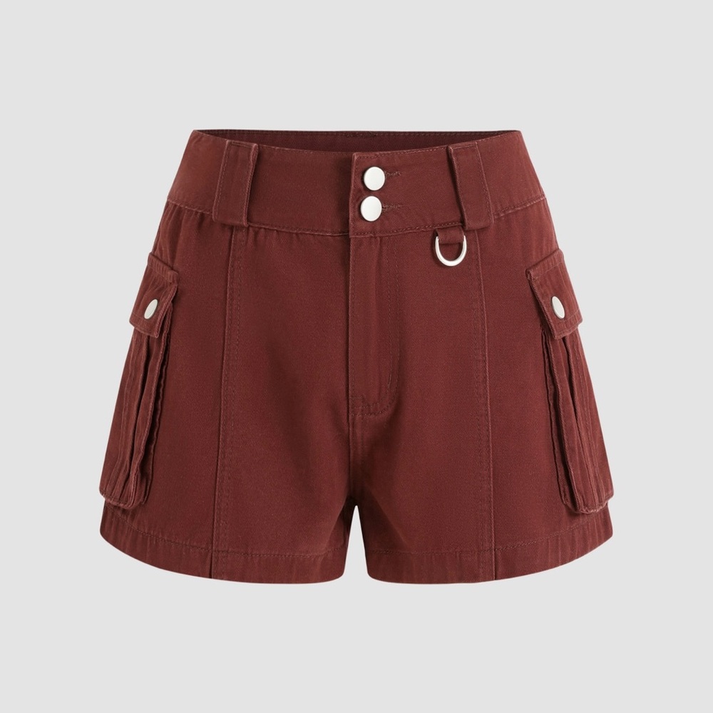 Brown Cargo Shorts
